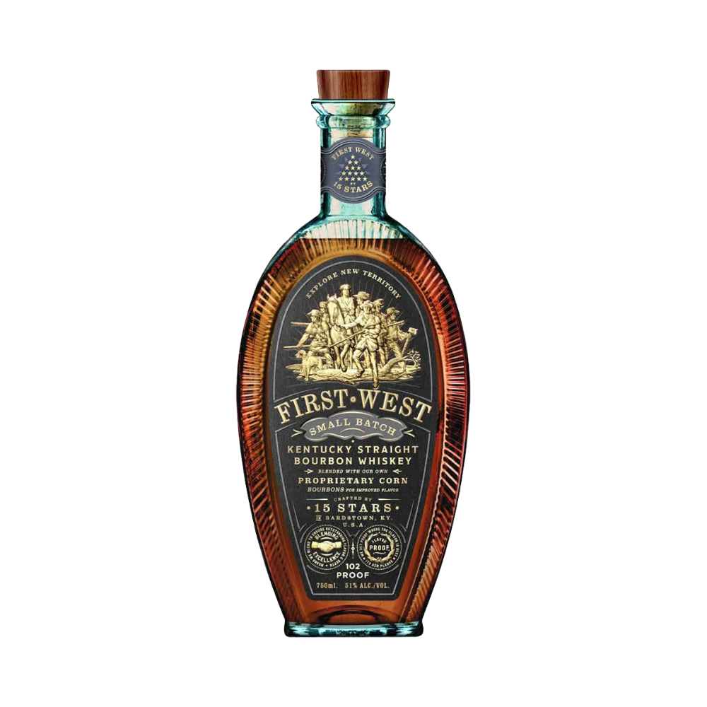 15 Stars First West Small Batch Bourbon Whiskey