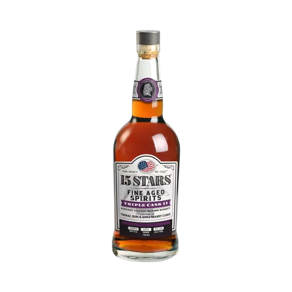 15 Stars Triple Cask II Bourbon Whiskey