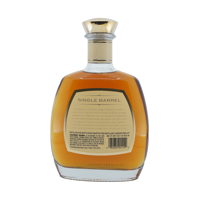 1792 Single Barrel Kentucky Straight Bourbon Whiskey