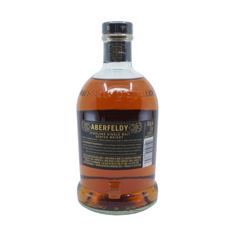 Aberfeldy 21 Year Limited Edition St-Emilion French Wine Cask Finish