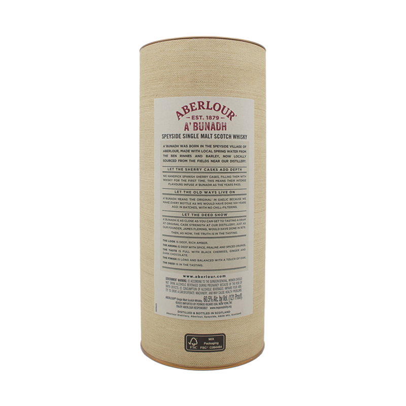 Aberlour A'bunadh Cask Strength 119.8 proof Single Malt (750mL)