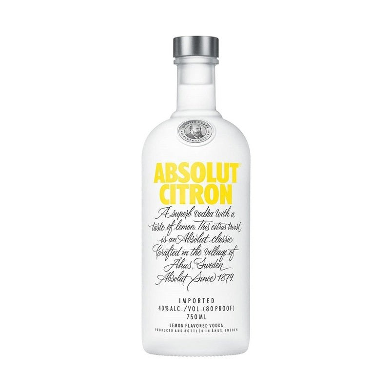 Absolut Citron Lemon Flavored Vodka