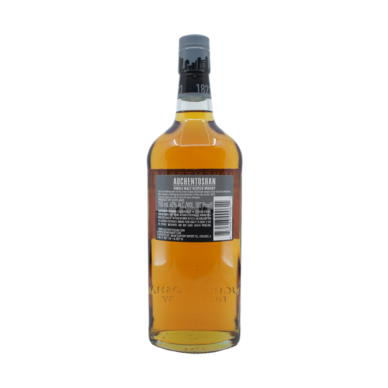 Auchentoshan 12 YO Triple Distilled Single Malt Whisky (750mL)