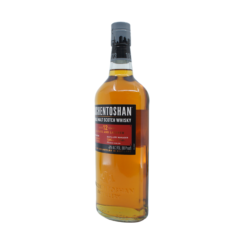Auchentoshan 12 YO Triple Distilled Single Malt Whisky (750mL)