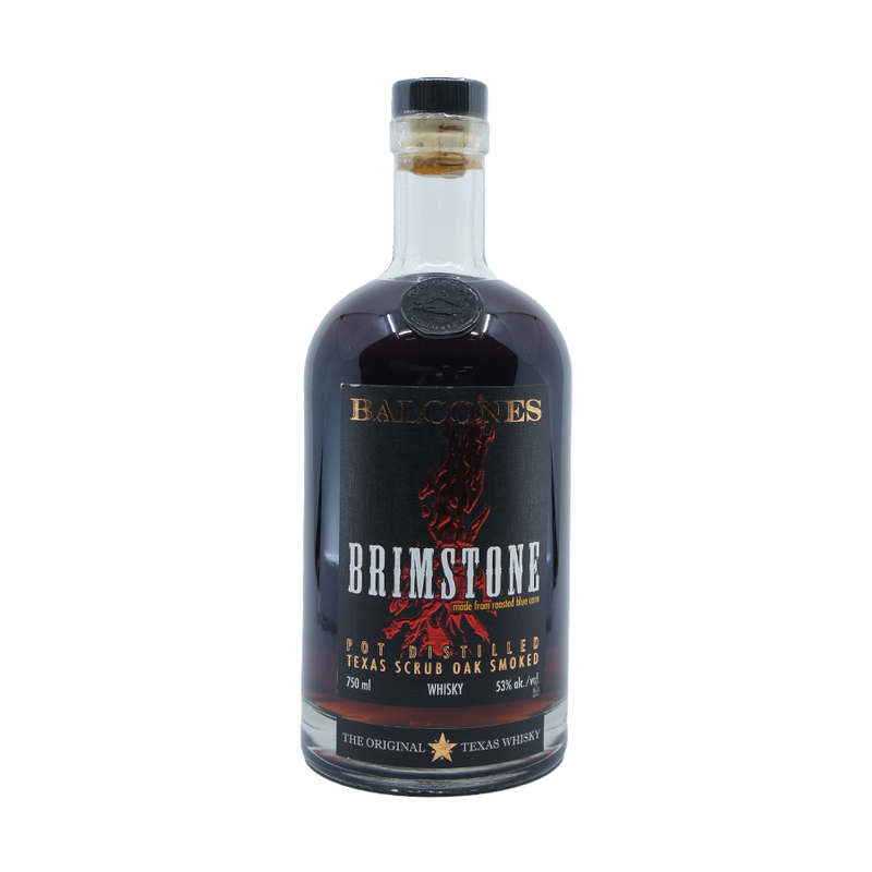 Balcones Brimstone Texas Scrub Oak Smoked Corn Whiskey (750mL)