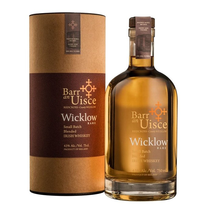Barr An Uisce Irish Whiskey Small Batch Wicklow Rare (750ml)
