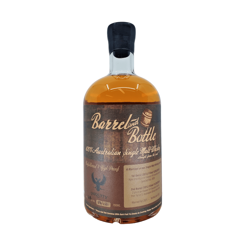 Barrel and Bottle 100% Australian Single Malt Whiskey