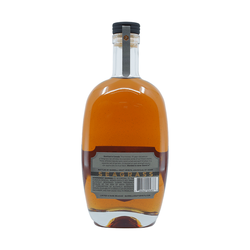 Barrell Gray Label Seagrass 19yr Rye Whiskey