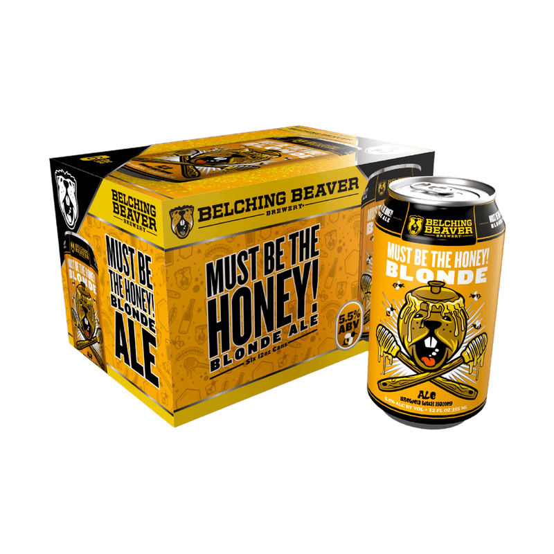 Belching Beaver 'Must Be The Honey!' Blonde Ale Beer 6-Pack