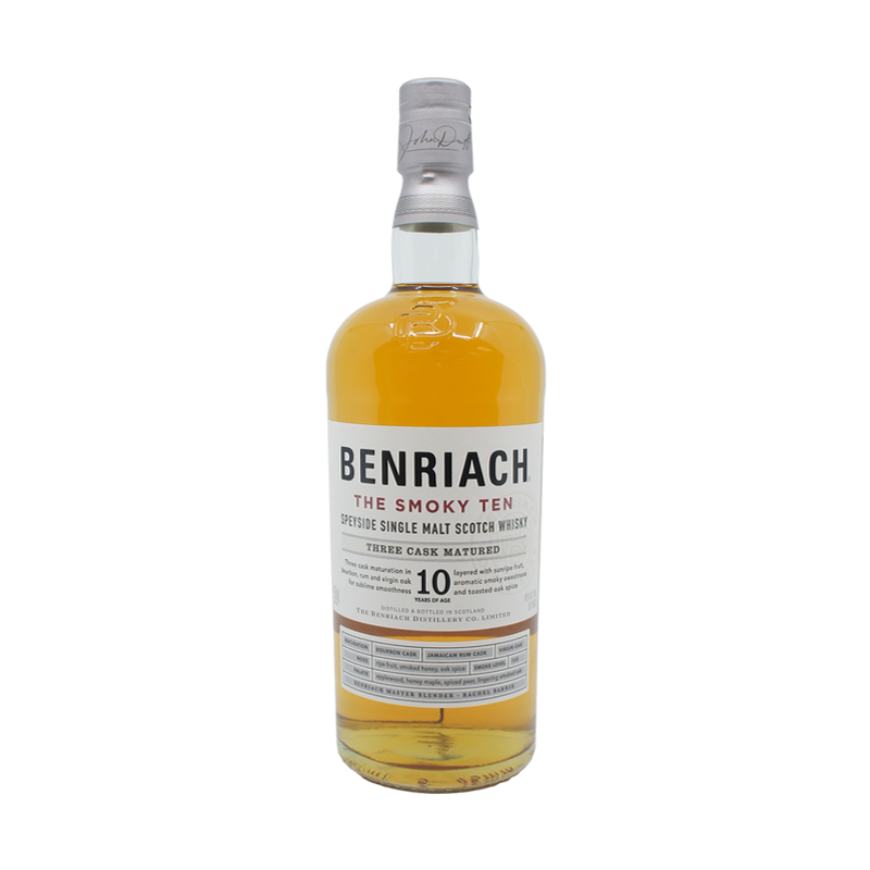 Benriach 10 Year Old 'The Smoky Ten' Speyside Single Malt Scotch Whisky