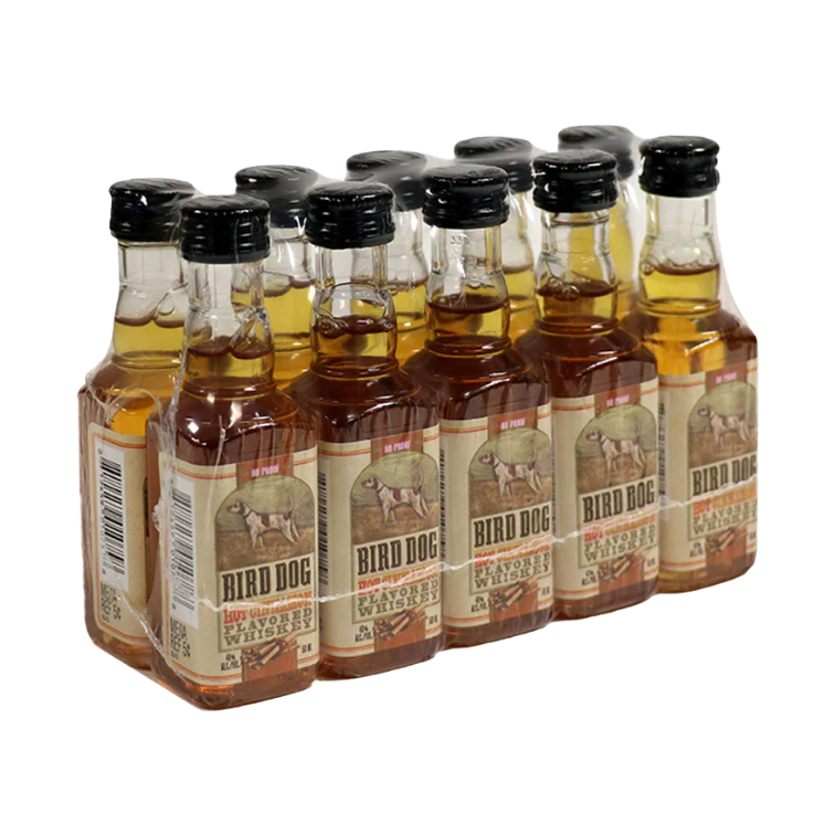 Bird Dog Hot Cinnamon Flavored Whiskey 10-Pack