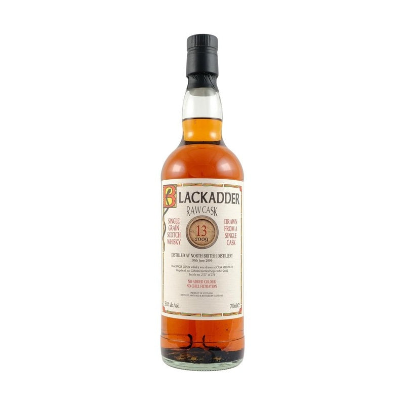 Blackadder Raw Cask 2009 North British 13YO Single Grain Scotch Whisky