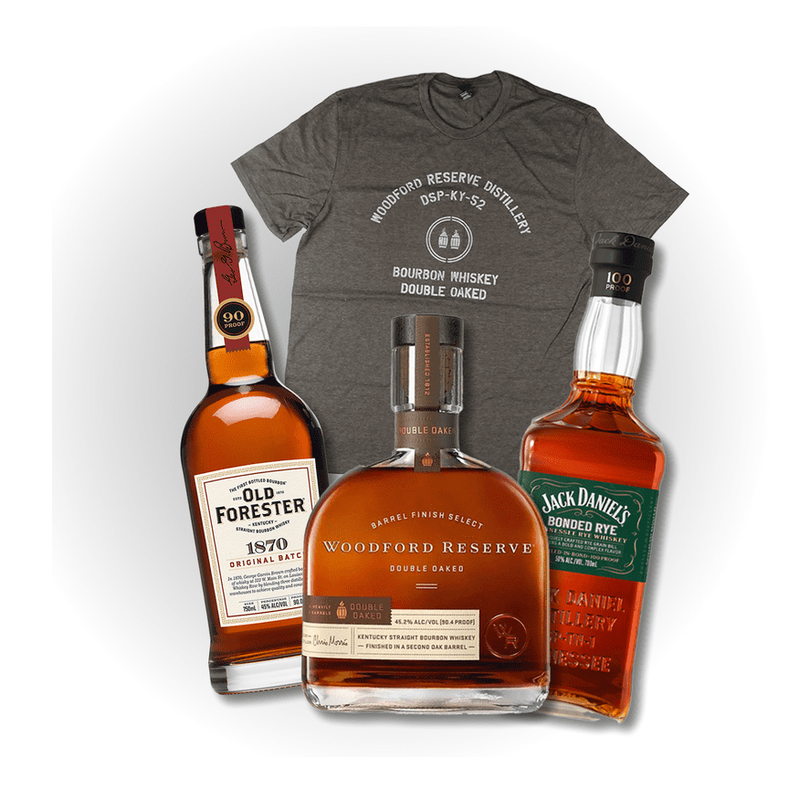 Bourbon and Rye Delights Bundle With XL Brown T-Shirt