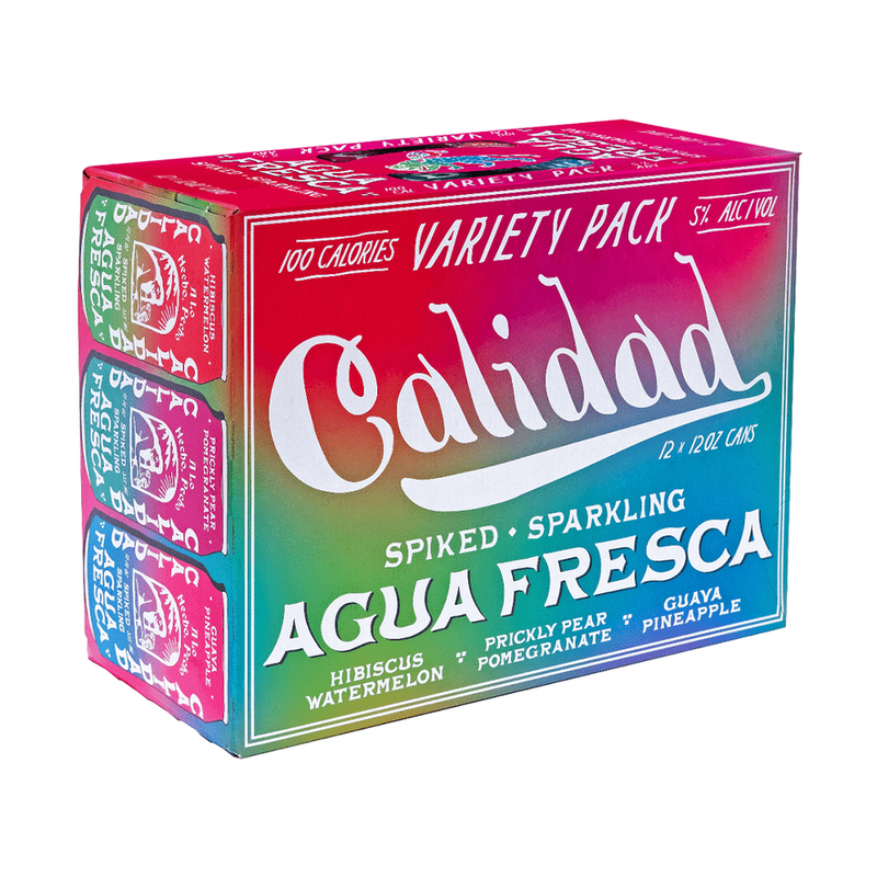 Calidad Agua Fresca Spiked Sparkling Seltzer Variety 12-Pack