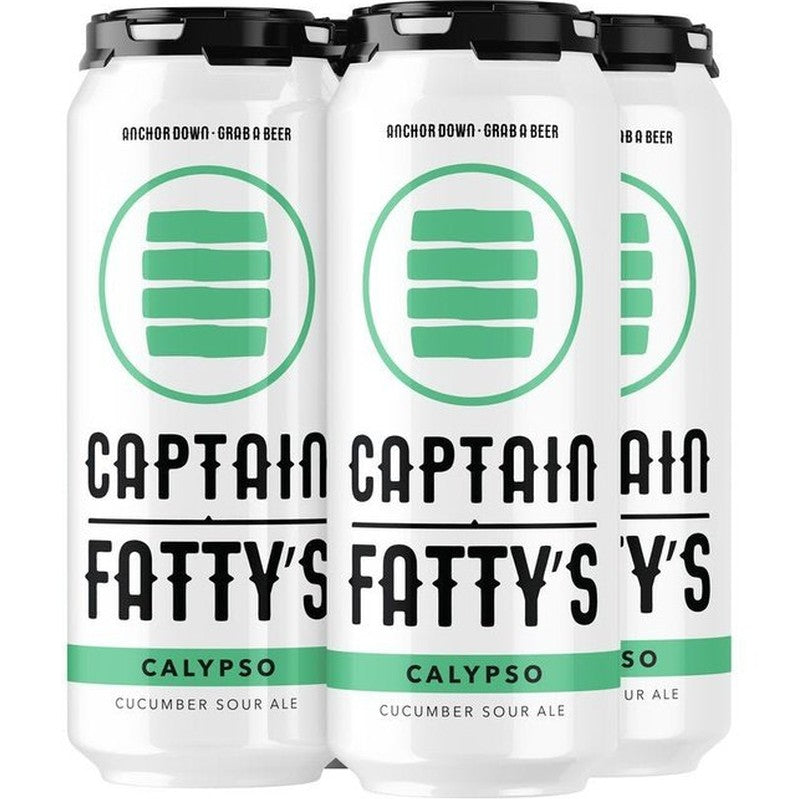 Captain Fatty's 'Calypso' Cucumber Sour Ale Beer 4-Pack