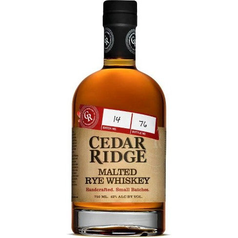 Cedar Ridge Rye Whiskey Malted (750ml)