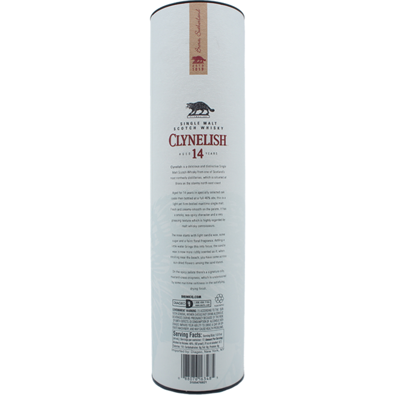 Clynelish 14 Year Old Single Malt Scotch Whisky