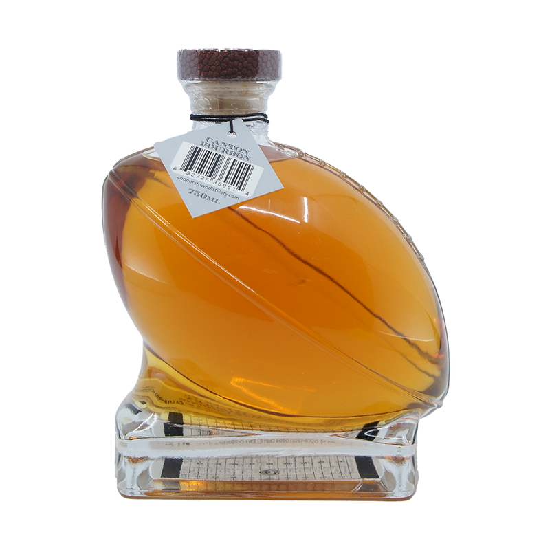 Cooperstown Canton Football Bourbon Whiskey