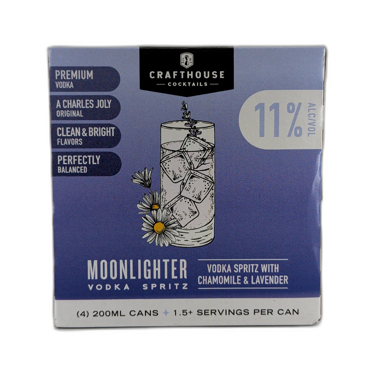 CraftHouse Cocktails Moonlighter Vodka Spritz 4-Pack