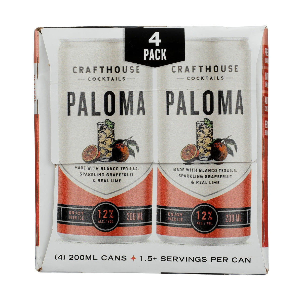 Crafthouse Cocktails Paloma 4-Pack 200ml Cans