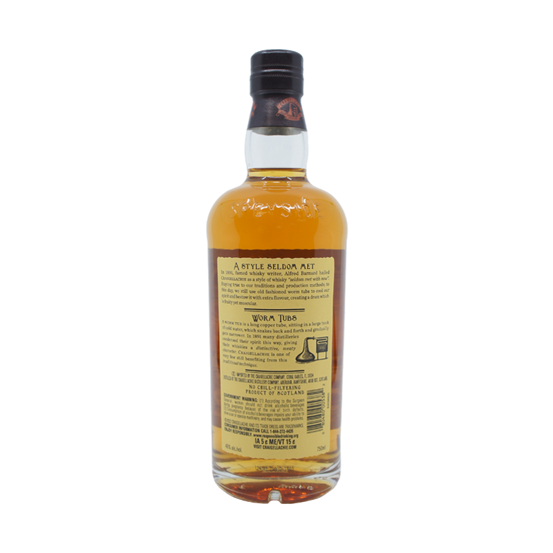 Craigellachie 13 Year Old Speyside Single Malt Scotch Whisky (750mL)