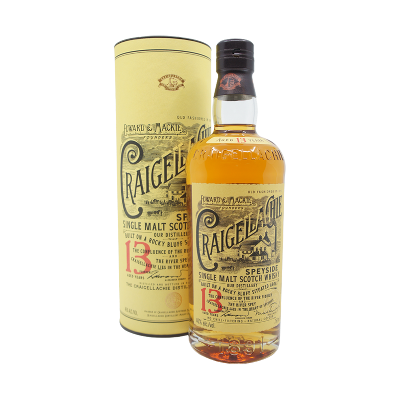 Craigellachie 13 Year Old Speyside Single Malt Scotch Whisky (750mL)