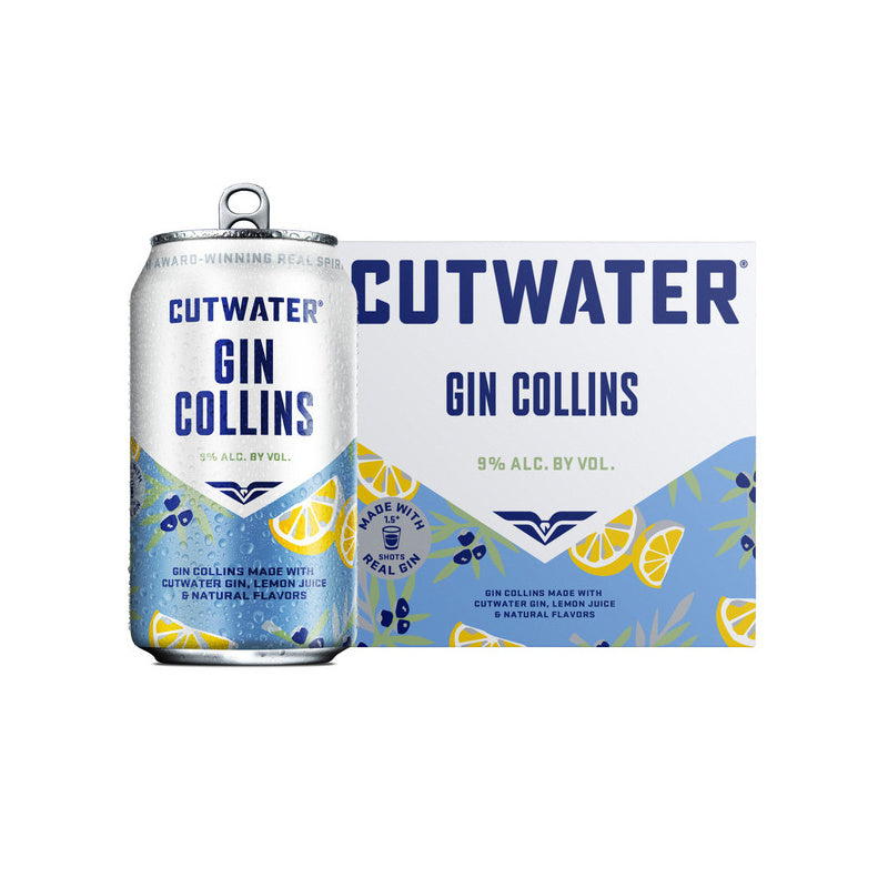 Cutwater Gin Collins 4 Pack 355mL