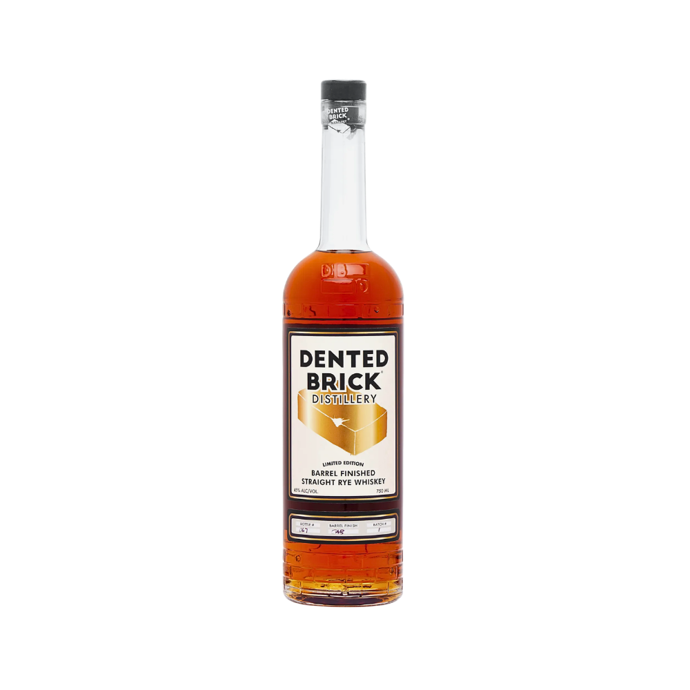 Dented Brick Distillery Barrel Finished Straight Rye Whiskey 750ml