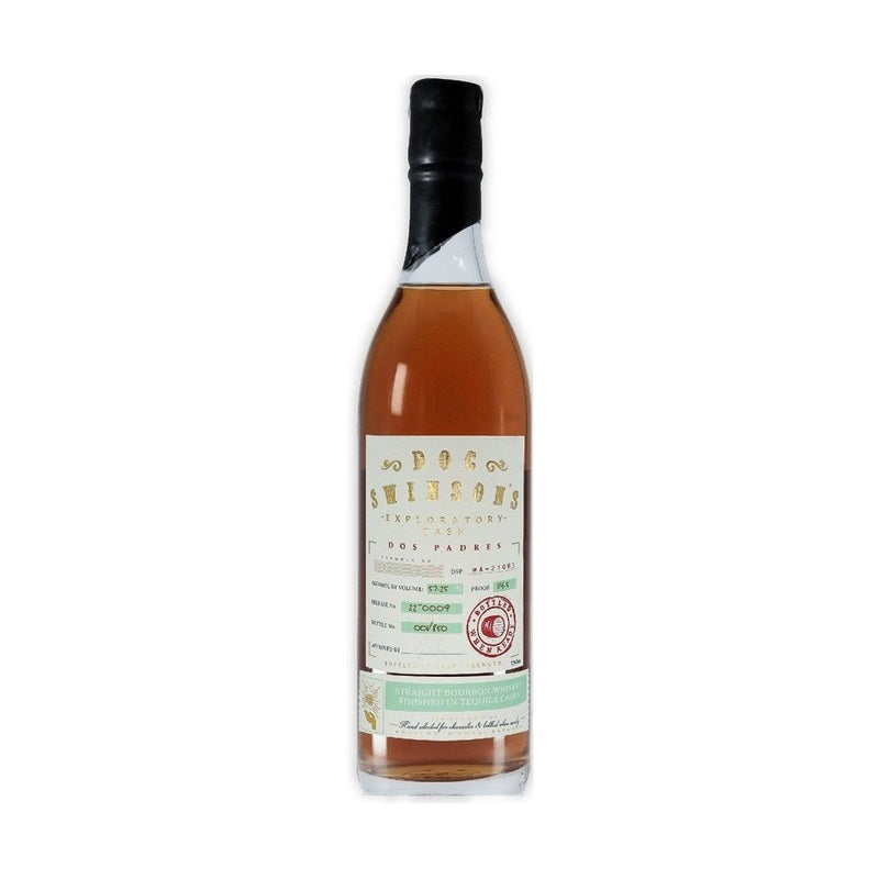 Doc Swinson's 'Dos Padres' Exploratory Cask Series Anejo Tequila Cask Finish Straight Bourbon Whiskey