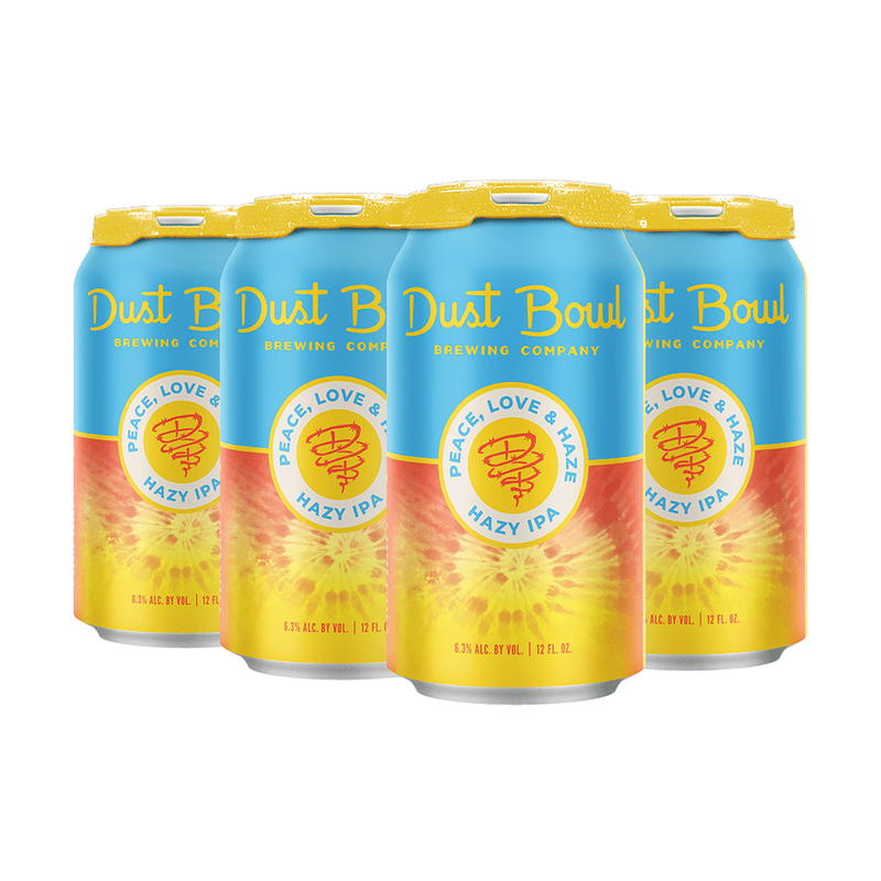 Dust Bowl Brewing Co. Peach, Love & Haze Hazy IPA 4-Pack Cans