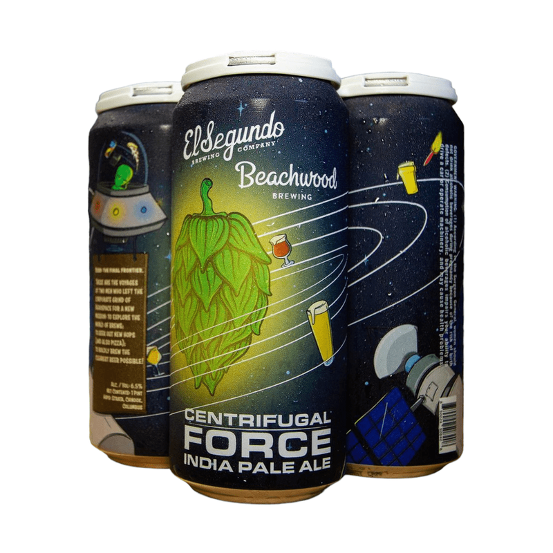 El Segundo Brewing Co. x Beachwood Brew 'Centrifugal Force' IPA Beer 4-Pack