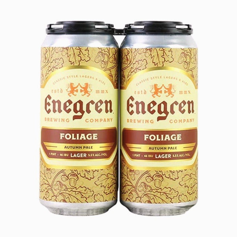 Enegren Brewing Co. Foliage Autumn Lager Beer 4-Pack
