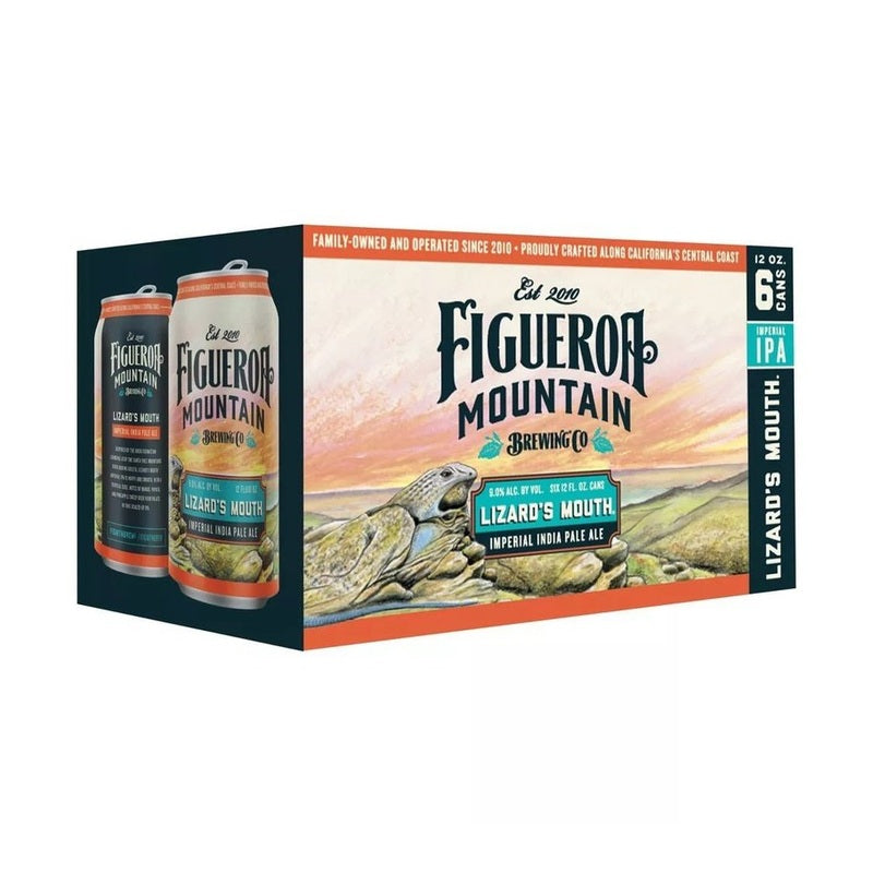 Figueroa Mountain Brew Co. Lizard's Mouth Imperial IPA Beer 6-Pack