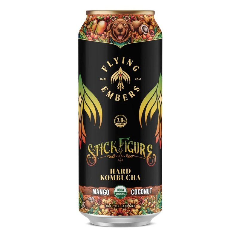 Flying Embers Mango-Coconut Hard Kombucha 12-Pack