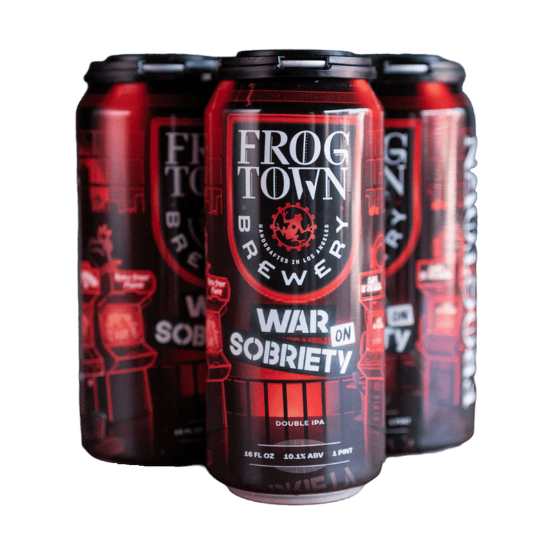 Frogtown Brewery 'War on Sobriety' DIPA Beer 4-Pack