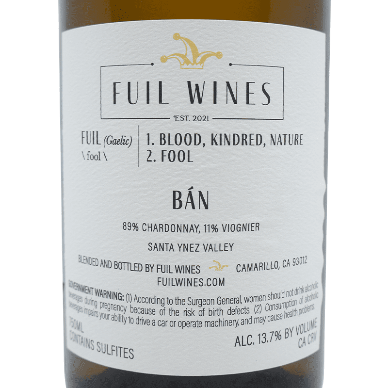Fuil Ban Santa Ynez White Blend NV