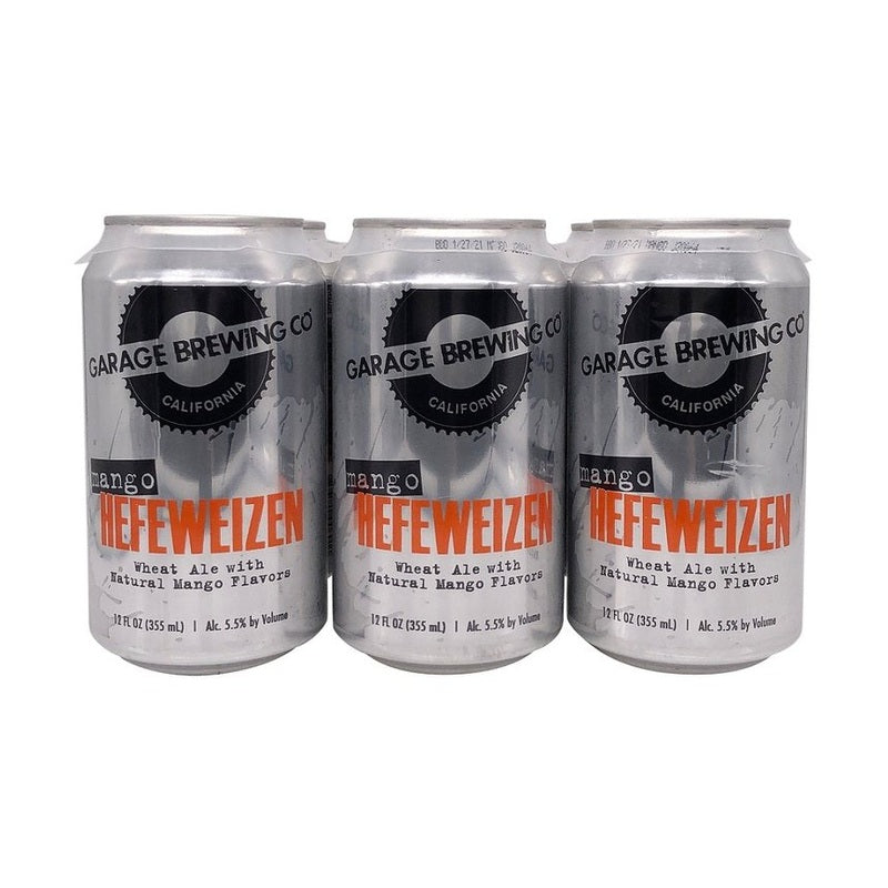 Garage Brewing Co. Mango Hefeweizen Wheat Ale Beer 6-Pack