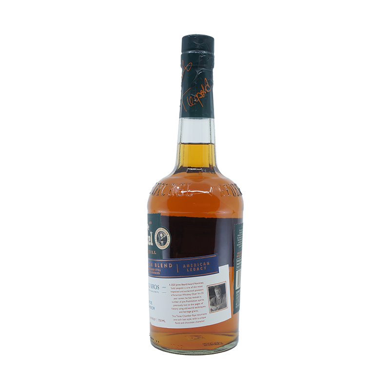 George Dickel x Leopold Bros. Column Still & Three Chamber Collaboration Blend Rye Whiskey