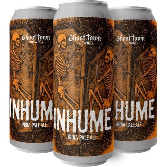 Ghost Town Brewing 'Inhume' IPA Beer 4-Pack
