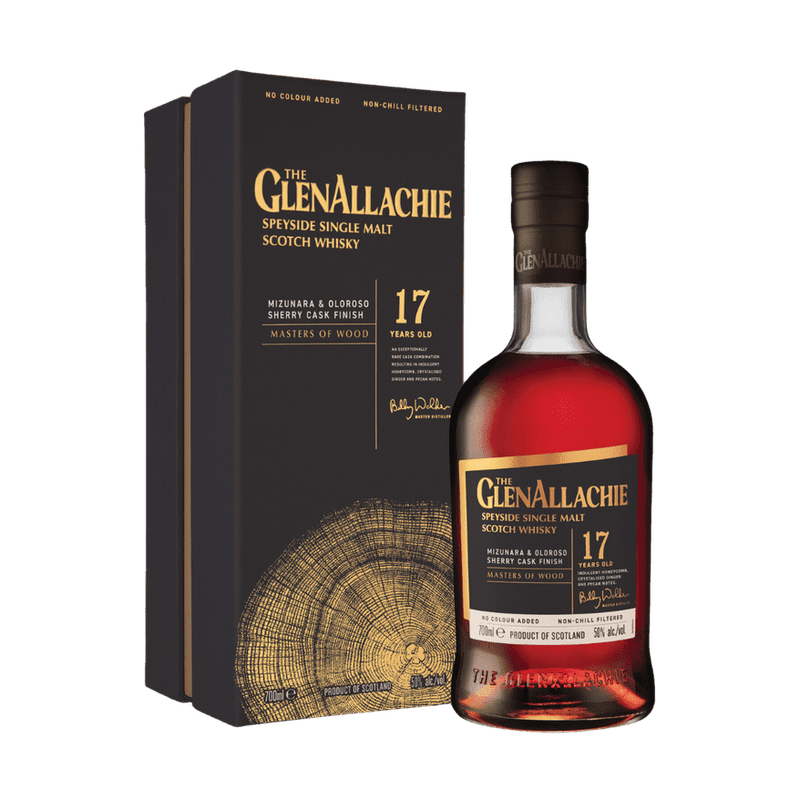 GlenAllachie Masters of Wood 17 Year Old Mizunara & Oloroso Cask Finish Single Malt Scotch Whisky (Pre-Order)