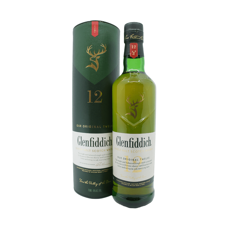 Glenfiddich 12 Year Old Single Malt Scotch Whisky