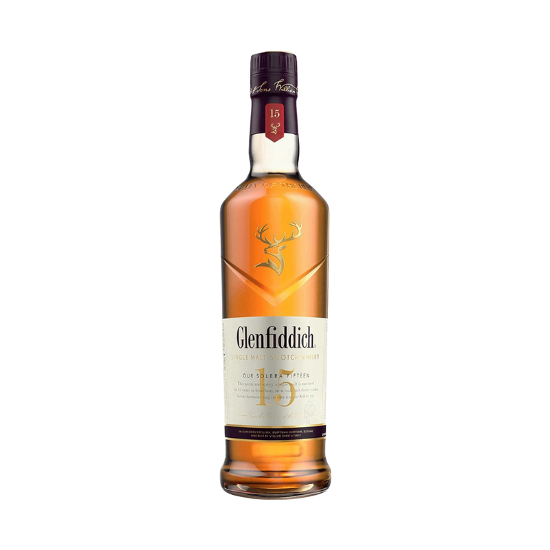 Glenfiddich 15 Year Old Solera Single Malt Scotch Whisky (1L)