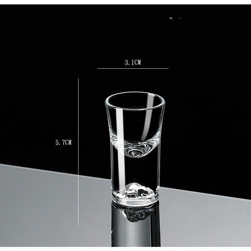 Gold Foil Liquor Crystal Glass