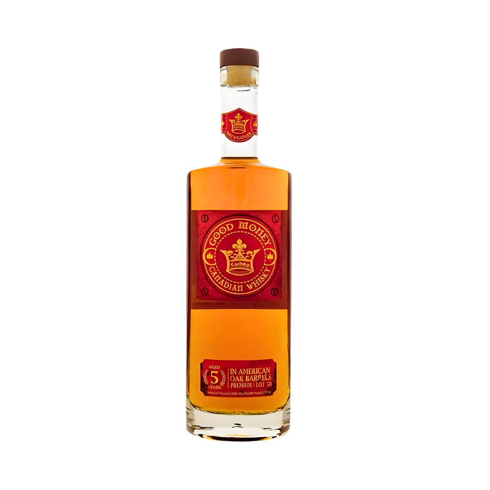 Good Money Canadian In American Oak Barrels Premium 1 Lot 50 5 year 750 ml