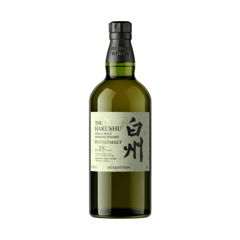 Hakushu 18 Year Old Peated Malt Japanese Whisky 2024 Edition