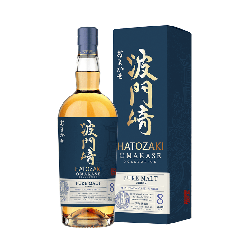 Hatozaki 'Omakase Collection' 8 Year Old Mizunara Cask Finish Pure Malt Japanese Whisky