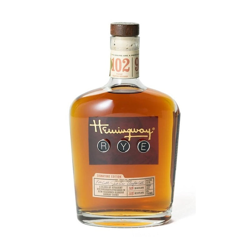 Hemingway Rye 102 Proof Signature Edition Whiskey