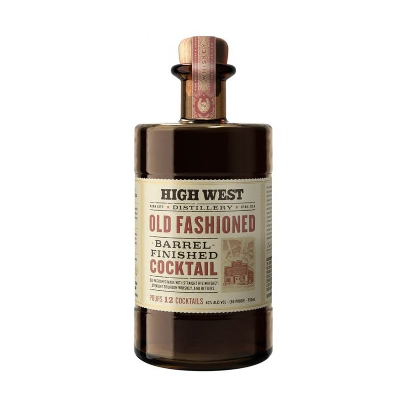 High West Old Fashioned Barrel Finished Cocktail