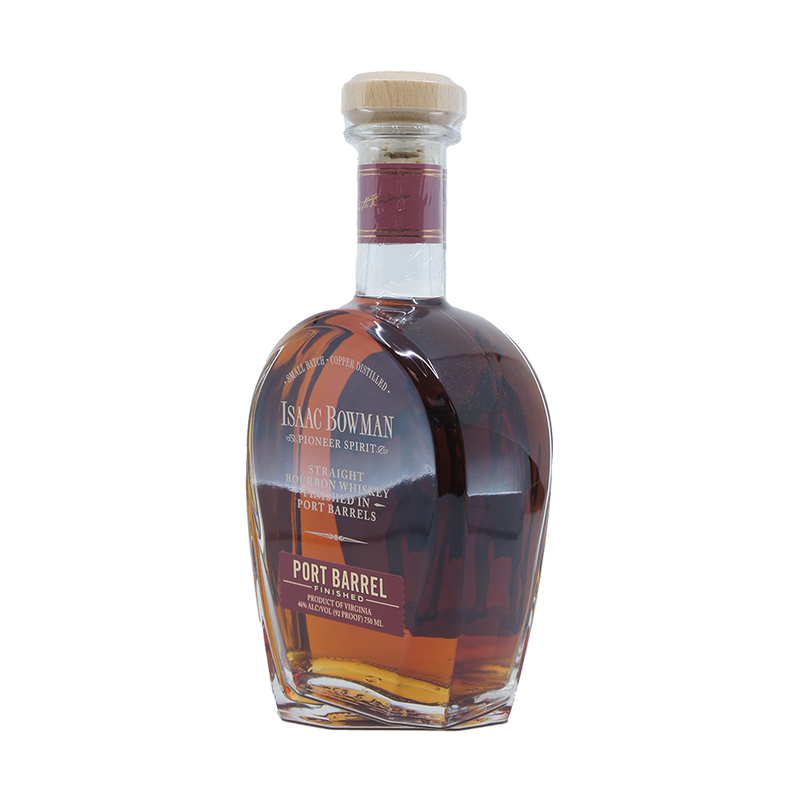 Isaac Bowman Port Barrel Finished Straight Bourbon Whiskey