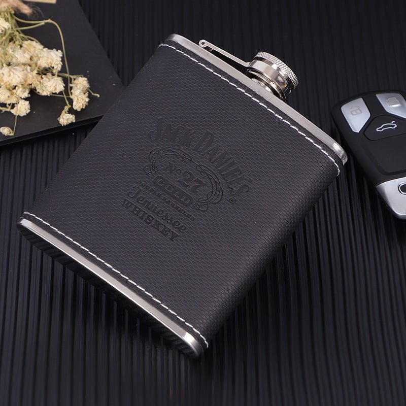 Jack Daniels Flat Hip Flask (6oz)